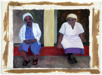 Sister II (gouache on paper - 23x30cm)